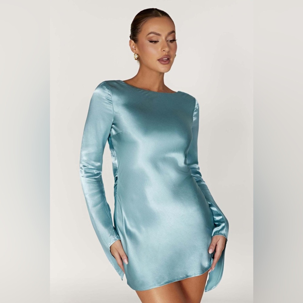 Meshki Davina Dress- Blue